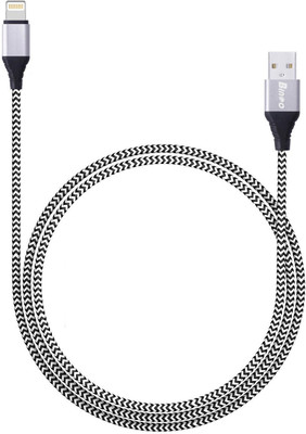 

Bingo Cb 03 Iphone 8 Pin To Usb 2 Meter Long Nylon Braided Original Tough Lightning Cable(mobile, Iphone, Ipad, Ipad Mini, Black, Sync and Charge Cable)