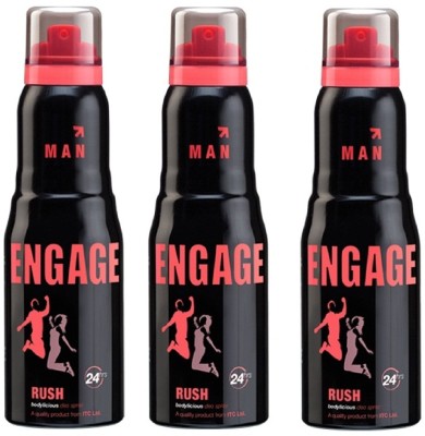 

Engage 8901725950101 Body Spray - For Men(150 ml, Pack of 3)