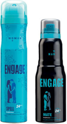 

Engage 8901725950101 Body Spray - For Men & Women(150 ml, Pack of 2)