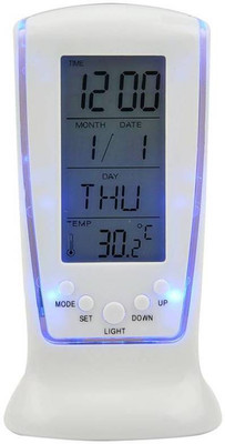 

PCOM Digital White Clock