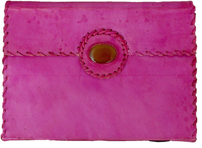 

Anshika International A5 Journal(vintage handmade notebook diary, Pink)