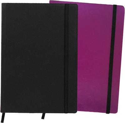 

Hamee A5 Notebook(A5 Leather Notebook, Multicolor, Pack of 2)