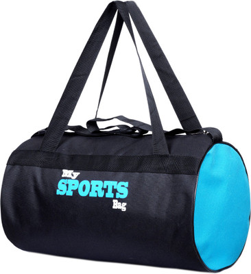 Avigo Ultramarine Gym Bag(Black, Kit Bag, Black;blue