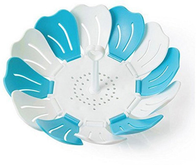 

Bruzone Foldable Lotus Shape Tray C16 Plastic, Silicone Fruit & Vegetable Basket(Multicolor)