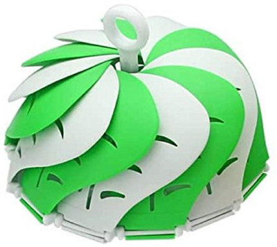 

Bruzone Foldable Lotus Shape Tray C18 Plastic, Silicone Fruit & Vegetable Basket(Multicolor)
