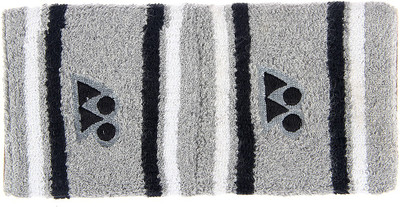 

Yonex WRIST BAND Gripper(Grey, Pack of 2)