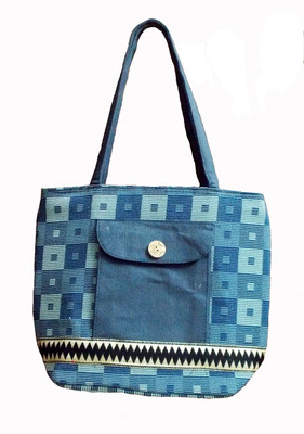 

Rosy Hand-held Bag(Blue)