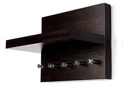 

saifix KHD001 Particle Board Wall Shelf(Number of Shelves - 1, Brown)