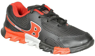 

SLV Boys & Girls Lace Running Shoes(Black