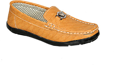 

Leon Boys Slip on Loafers(Brown