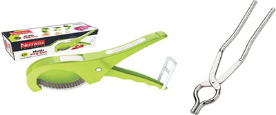 

Nestwell MULTI VEG CUTTER WITH PINCER KITCHEN TOOL SET MULTI VEG CUTTER WITH PINCER KITCHEN TOOL SET Multicolor Kitchen Tool Set(Multicolor)