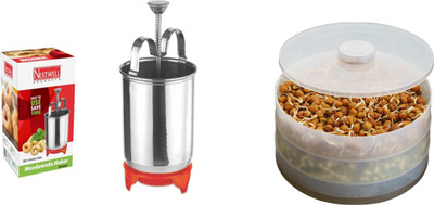 

Nestwell Menduwada maker WITH Sprout maker_1 Menduwada maker With sprout maker Multicolor Kitchen Tool Set(Multicolor)