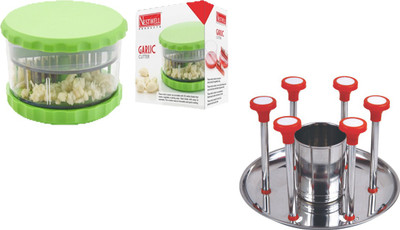 

Nestwell GARLIC & MULTI CRUSHER WITH GLASS STAND GARLIC & MULTI CRUSHER WITH GLASS STAND Multicolor Kitchen Tool Set(Multicolor)