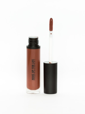 

Make up for life Professional 12 hr Liquid Lipstick(Brown)