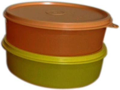 

Tupperware large handy bowl yellow orange 1 Containers Lunch Box(500 ml)