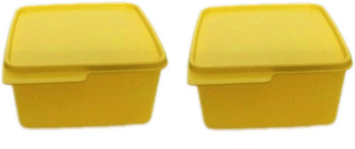 

Tupperware keep tab yellow medium 2 Containers Lunch Box(1200 ml)