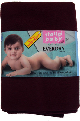 

Hello Baby Extra Absorbent Natural Quick Dry Waterproof Bed Protector-Medium(Maroon)