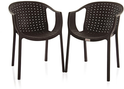 

Homegenic PP Moulded Chair(Finish Color - Matte Brown Set of - 2)