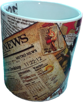 

RFU RFU's Coffee Ceramic Mug(350 ml), Multicolor