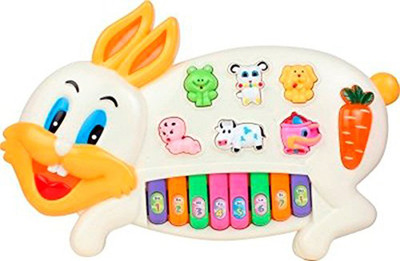 

PRESENTSALE funny Rabbits Musical Piano toy for kids(Multicolor)