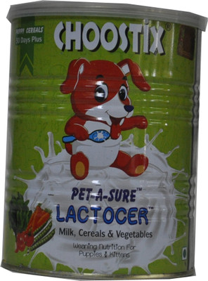 

choostix PET-A-SURE LACTOCER MILK CEREALS 'N' VEGETEABLES Milk 0 kg Wet Dog Food