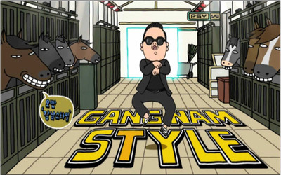 

Kpop Gangnam Style poster for room Paper Print(12 inch X 18 inch, Rolled)
