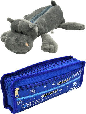 

Talesara Dog and Printed Pencil Box For Kids Boy and Girls - 2 Pcs. Combo Fancy stationary Pouch - PCMB197 Pouch(Multicolor)
