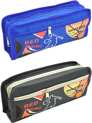 

Hrinkar Cartoon Printed Art Plastic Pencil Boxes(Set of 2, Multicolor)