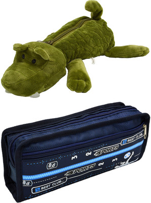 

Talesara Dog and Printed Pencil Box For Kids Boy and Girls - 2 Pcs. Combo Fancy stationary Pouch - PCMB257 Pouch(Multicolor)