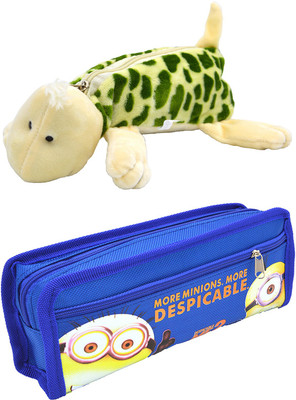 

Talesara Tortoise and Printed Pencil Box For Kids Boy and Girls - 2 Pcs. Combo Fancy stationary Pouch - PCMB207 Pouch(Multicolor)