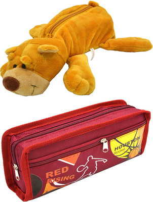 

Talesara Dog and Printed Pencil Box For Kids Boy and Girls - 2 Pcs. Combo Fancy stationary Pouch - PCMB155 Pouch(Multicolor)
