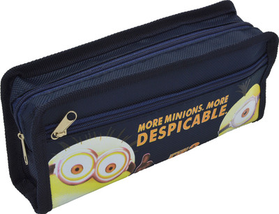 

Hrinkar Cartoon Printed Art Plastic Pencil Box(Set of 1, Blue)