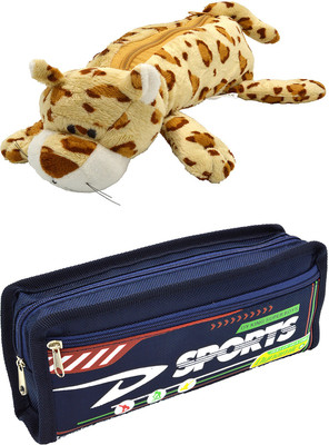 

Talesara Tiger and Printed Pencil Box For Kids Boy and Girls - 2 Pcs. Combo Fancy stationary Pouch - PCMB333 Pouch(Multicolor)