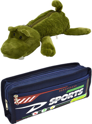 

Talesara Dog and Printed Pencil Box For Kids Boy and Girls - 2 Pcs. Combo Fancy stationary Pouch - PCMB252 Pouch(Multicolor)