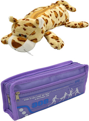 

Talesara Tiger and Printed Pencil Box For Kids Boy and Girls - 2 Pcs. Combo Fancy stationary Pouch - PCMB331 Pouch(Multicolor)