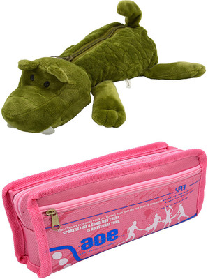

Talesara Dog and Printed Pencil Box For Kids Boy and Girls - 2 Pcs. Combo Fancy stationary Pouch - PCMB249 Pouch(Multicolor)