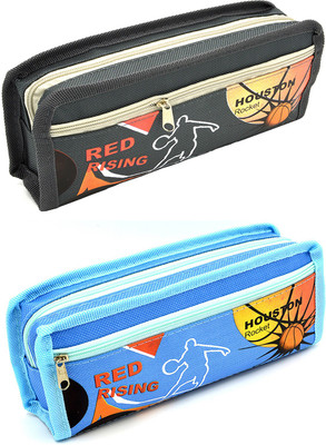 

Talesara Printed Pencil Box For Kids Boy and Girls - 2 Pcs. Combo Fancy stationary Pouch - PCMB514 Pouch(Multicolor)