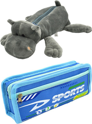 

Talesara Dog and Printed Pencil Box For Kids Boy and Girls - 2 Pcs. Combo Fancy stationary Pouch - PCMB196 Pouch(Multicolor)