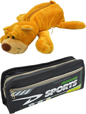 

Talesara Dog and Printed Pencil Box For Kids Boy and Girls - 2 Pcs. Combo Fancy stationary Pouch - PCMB164 Pouch(Multicolor)