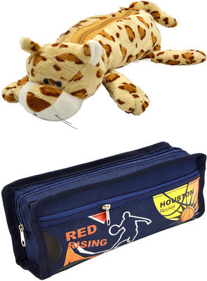 

Talesara Tiger and Printed Pencil Box For Kids Boy and Girls - 2 Pcs. Combo Fancy stationary Pouch - PCMB323 Pouch(Multicolor)