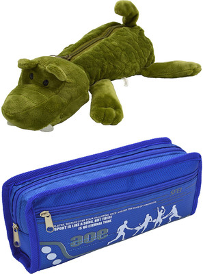 

Talesara Dog and Printed Pencil Box For Kids Boy and Girls - 2 Pcs. Combo Fancy stationary Pouch - PCMB246 Pouch(Multicolor)