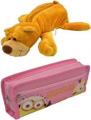 

Talesara Dog and Printed Pencil Box For Kids Boy and Girls - 2 Pcs. Combo Fancy stationary Pouch - PCMB149 Pouch(Multicolor)