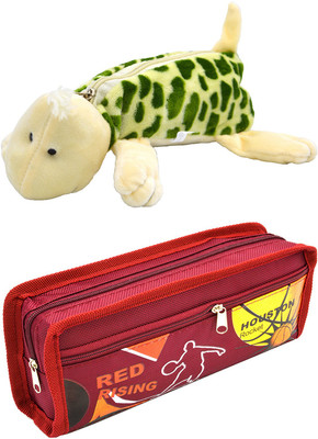 

Talesara Tortoise and Printed Pencil Box For Kids Boy and Girls - 2 Pcs. Combo Fancy stationary Pouch - PCMB216 Pouch(Multicolor)