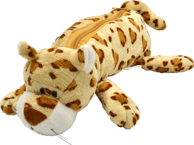 

Hrinkar Cartoon Animal Art Plastic Pencil Box(Set of 1, Brown)