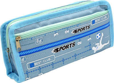 

Talesara Printed Pencil Box For Kids Boy and Girls - Fancy stationary Pouch Blue - HPUC8862-LBU Pouch(Blue)