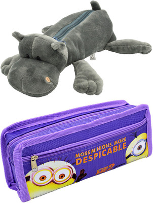 

Talesara Dog and Printed Pencil Box For Kids Boy and Girls - 2 Pcs. Combo Fancy stationary Pouch - PCMB181 Pouch(Multicolor)