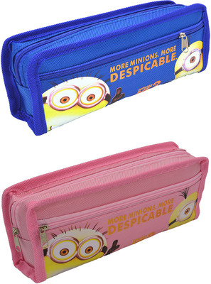 

Talesara Printed Pencil Box For Kids Boy and Girls - 2 Pcs. Combo Fancy stationary Pouch - PCMB369 Pouch(Multicolor)
