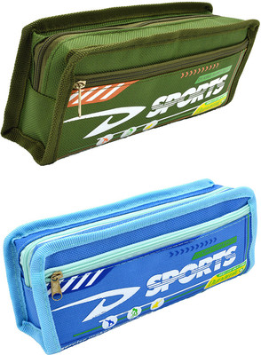 

Hrinkar Cartoon Printed Art Plastic Pencil Boxes(Set of 2, Multicolor)