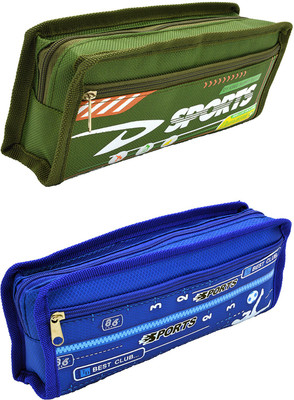 

Hrinkar Cartoon Printed Art Plastic Pencil Boxes(Set of 2, Multicolor)