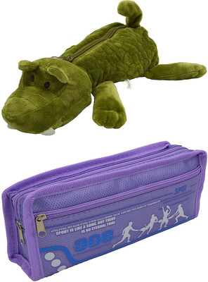 

Talesara Dog and Printed Pencil Box For Kids Boy and Girls - 2 Pcs. Combo Fancy stationary Pouch - PCMB250 Pouch(Multicolor)